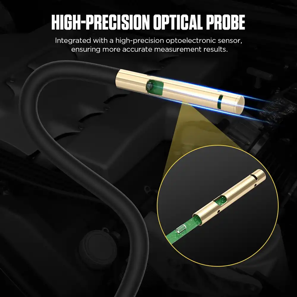 AUTOOL AS503 Digital Optical Engine Oil Quality & Temperature Tester (Petrol/Diesel · 800mm PTFE Probe · 2.8